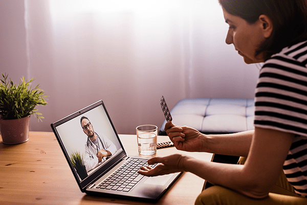 téléconsultation de médecin avec la mutuelle
